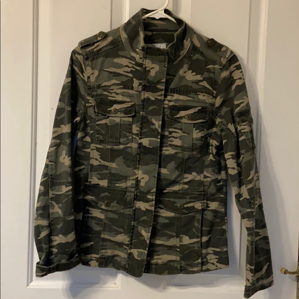 Kensie Jeans Camo Jacket NWOT
